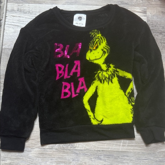 The Grinch Other - Little Girl Grinch Sweatshirt Size XS (4-5)